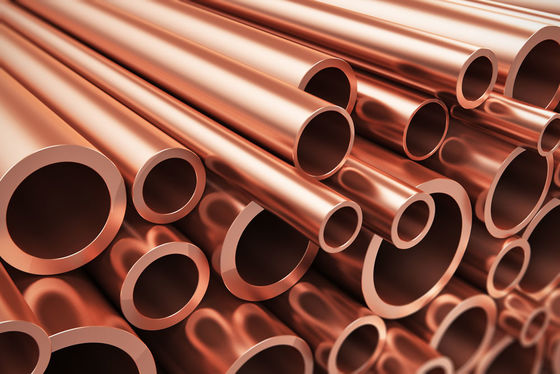 C11000 ASTM Copper Pipe , ท่อทองแดงแอร์ 0.2mm หนา 0.5mm