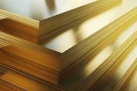 ASTM B152M แผ่นเพลททองเหลือง C1100 วัสดุ 0.5mm หนา 0.8mm