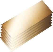 แผ่นสต็อกทองเหลืองขัดเงา C21000 C23000 C33200 วัสดุ