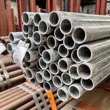 ASTM GB ท่อเหล็กชุบสังกะสี JIS EN 1-12m ISO9001 Z40-Z600g/M2